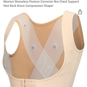 Posture corrector bra/chest support